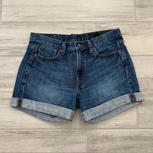 Calvin Klein Mom Rolled Cuff Jean Shorts